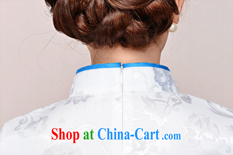 2015 DEPTHDES new summer wear women's clothing Ethnic Wind Peony stamp duty is a tight short-sleeved beauty graphics thin improved qipao skirts dresses black collar, crane figure XXL pictures, price, brand platters! Elections are good character, the national distribution, so why buy now enjoy more preferential! Health