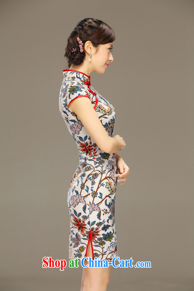 Slim li know that flick to spend National wind girls cotton the dresses, Chinese Antique summer-tie linen dresses QLZ Q 15 6060 flick to spend XXL pictures, price, brand platters! Elections are good character, the national distribution, so why buy now enjoy more preferential! Health
