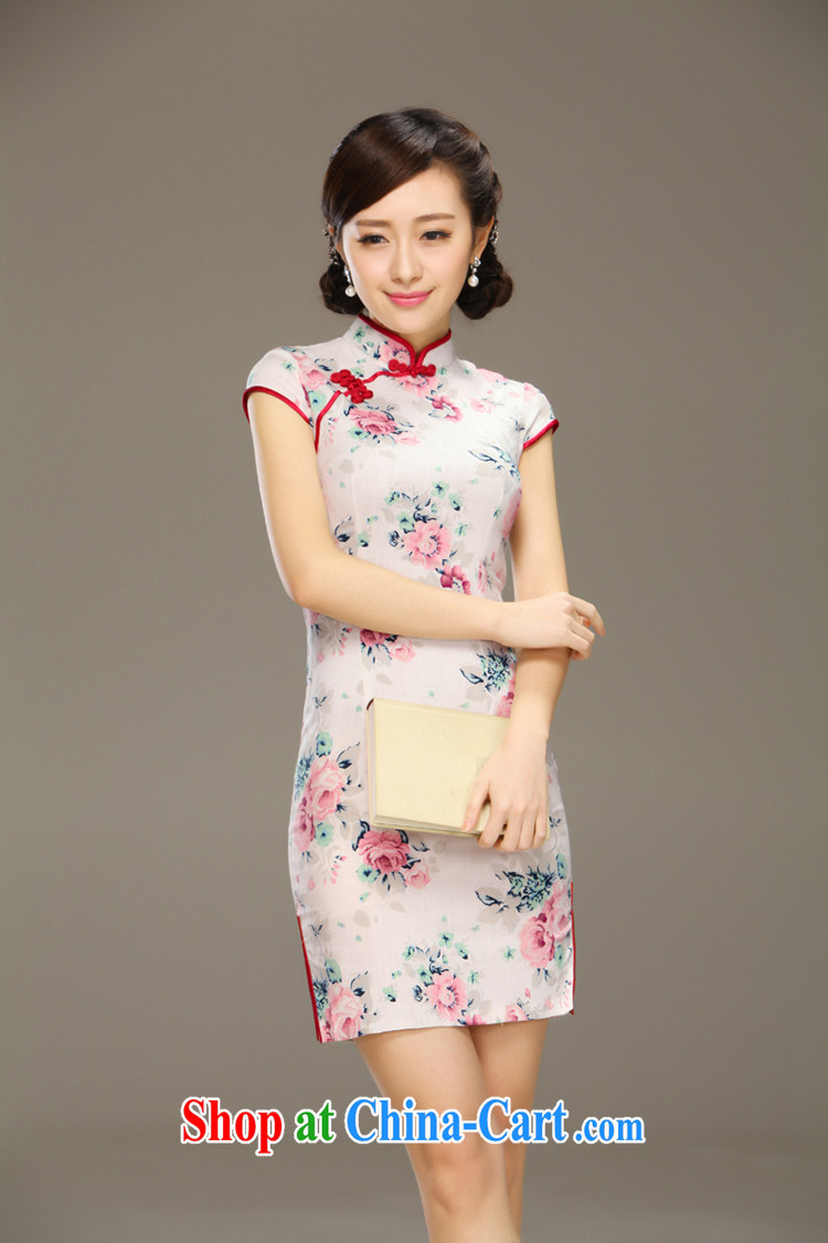 Slim li know forgetting stretch cotton the cheongsam short, stylish beauty cheongsam dress summer retro dresses dresses QLZ Q 15 6061 forgetting XXL pictures, price, brand platters! Elections are good character, the national distribution, so why buy now enjoy more preferential! Health