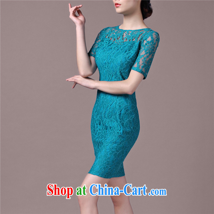 The 2015 spring and summer new dresses commuter OL lace improved cheongsam retro beauty cuff in pencil skirts Solid Color further skirt yellow L pictures, price, brand platters! Elections are good character, the national distribution, so why buy now enjoy more preferential! Health