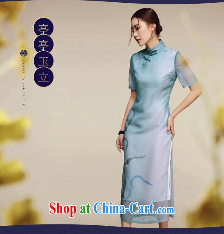 Mr Tang, Id al-Fitr 2015 national style in a new, summer improved stylish beauty, qipao dresses picture color M pictures, price, brand platters! Elections are good character, the national distribution, so why buy now enjoy more preferential! Health