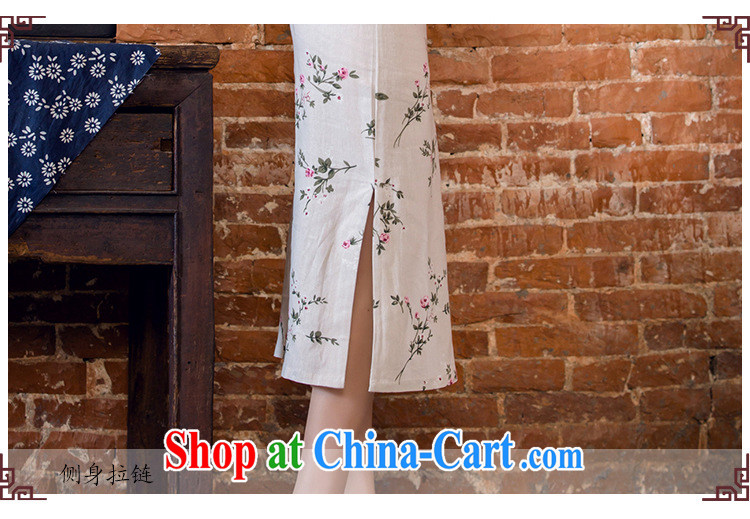 Shallow end female literary linen dresses hand-tie stylish short-sleeve long-dresses Lao JT 2063 forgetting D. XXL pictures, price, brand platters! Elections are good character, the national distribution, so why buy now enjoy more preferential! Health