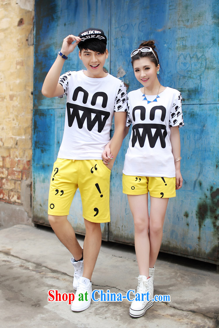 Black butterfly 2015 new, couples with a short-sleeved shirt T female Korean personalized stamp duty Holiday Beach with couples with summer courses serve female black T shirt + black trousers 6188 XXL pictures, price, brand platters! Elections are good character, the national distribution, so why buy now enjoy more preferential! Health