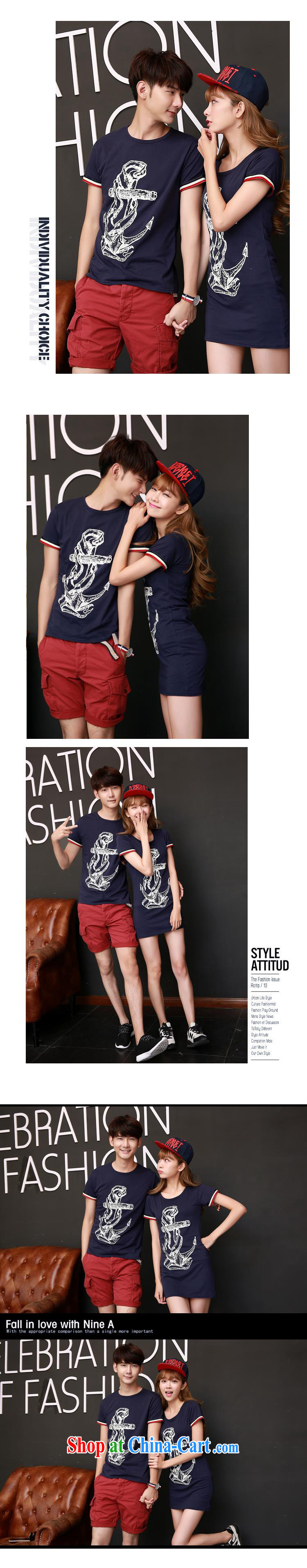 2015 new Korean girls summer decoration, the short-sleeved shirt T couples women dress collection cyan S female pictures, price, brand platters! Elections are good character, the national distribution, so why buy now enjoy more preferential! Health