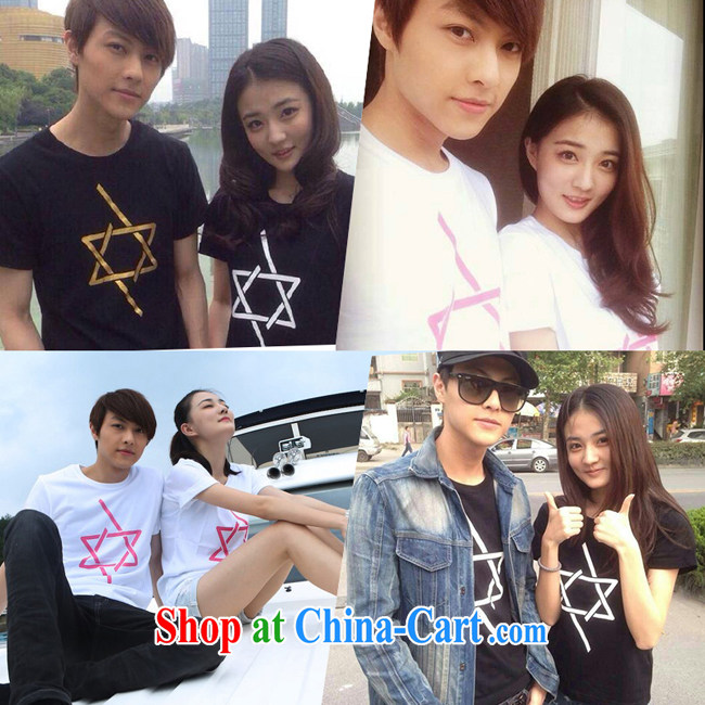 His wife's Lie Xu Xu Jialu SUN Kai Yuan L. Lee Dong-wook, the Summer couples with stamp duty 6 star t-shirt blue 2 XL pictures, price, brand platters! Elections are good character, the national distribution, so why buy now enjoy more preferential! Health