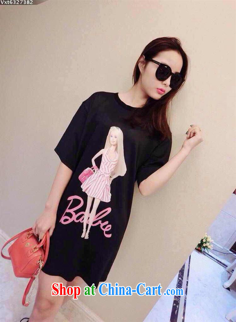 Ya-ting store 2015 new spring stylish casual simplicity Barbie dolls long T white are code pictures, price, brand platters! Elections are good character, the national distribution, so why buy now enjoy more preferential! Health