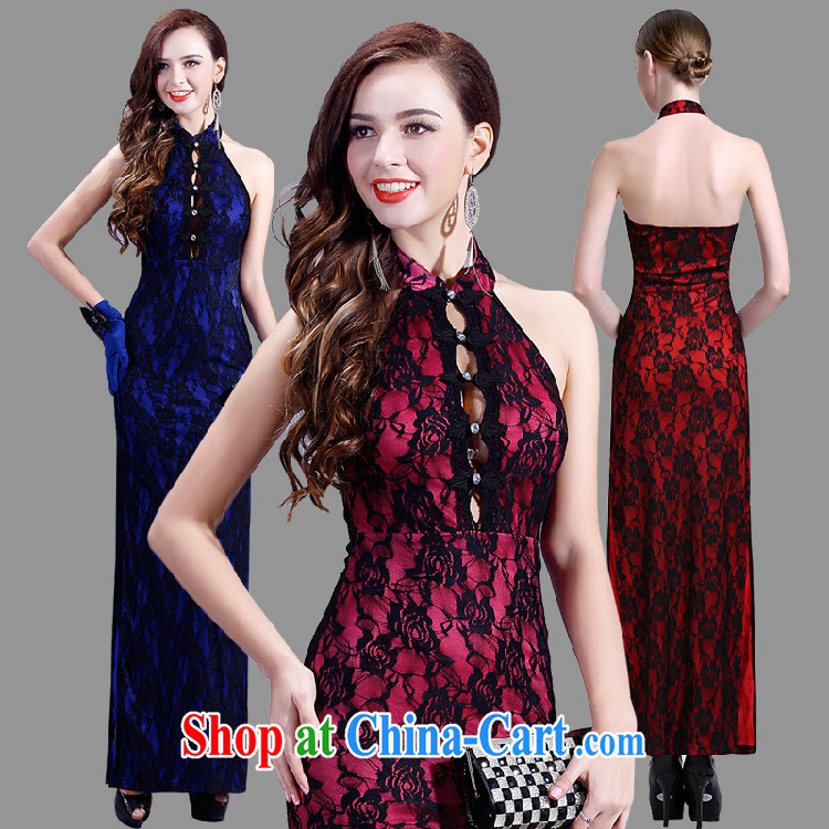 Edge is not the central 2015 new the forklift truck night dresses long antique roses embroidery back exposed dresses T C 401 807 royal blue are code pictures, price, brand platters! Elections are good character, the national distribution, so why buy now enjoy more preferential! Health