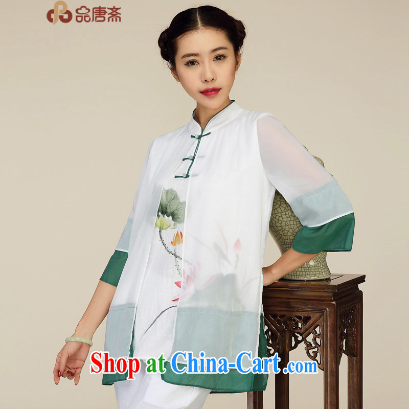 Mr Henry Tang, Id al-Fitr 2015 Chinese summer Ms. load improved the service women Ethnic Wind China wind tea serve pre-sale April 30 white XL