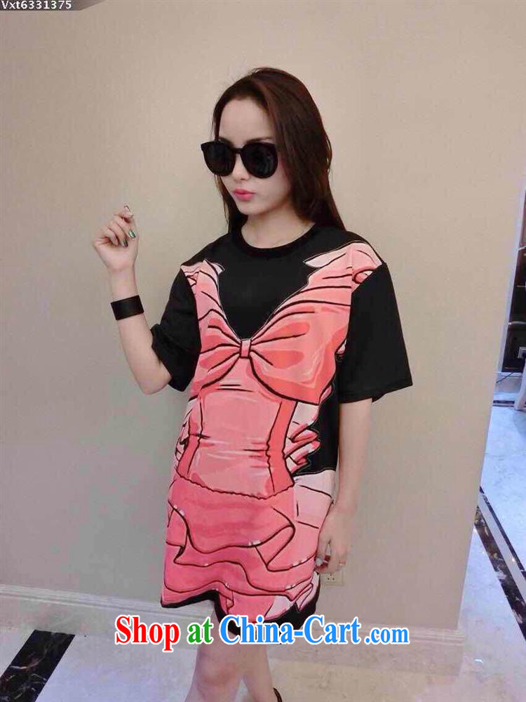 Ya-ting store 2015 new spring fashion leisure minimalist patterns 100 a long, cultivating T black L pictures, price, brand platters! Elections are good character, the national distribution, so why buy now enjoy more preferential! Health