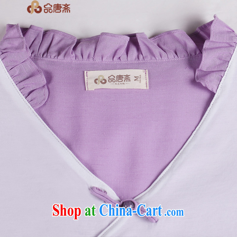 Mr Henry Tang, Id al-Fitr 2015 improved the service does not rule the long Ethnic Wind retro female Chinese T-shirt white XL, Tang id al-Fitr, shopping on the Internet