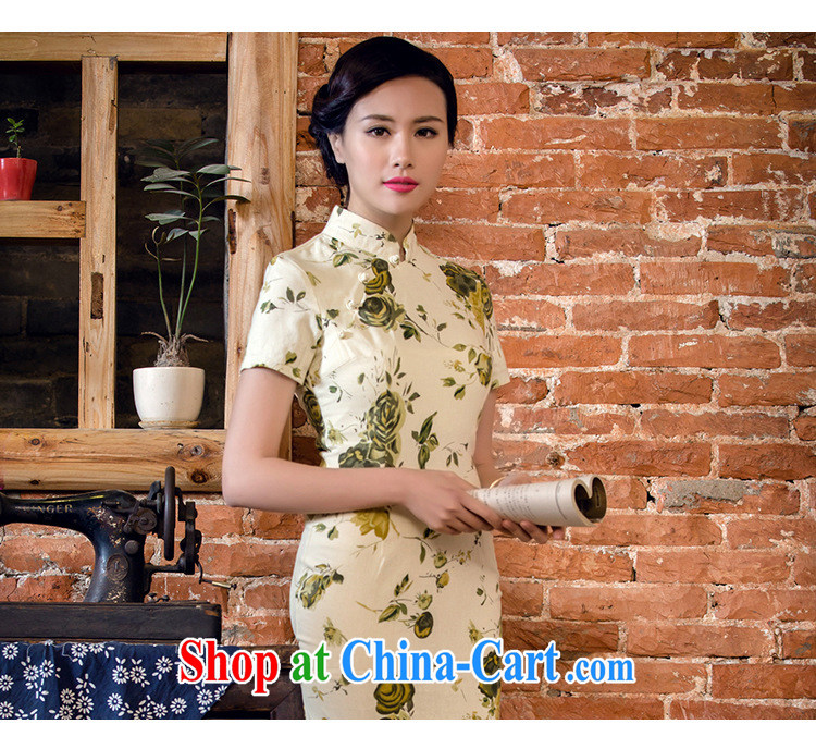 Shallow end female literary linen dresses hand-tie stylish short-sleeve long-dresses Lao JT 2063 for a night XXL pictures, price, brand platters! Elections are good character, the national distribution, so why buy now enjoy more preferential! Health