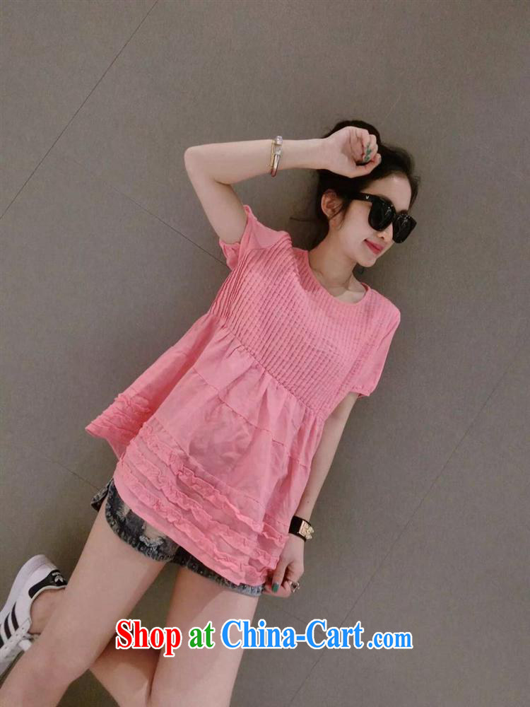 Ya-ting store 2015 new summer wear comfortable linen fabric the waist graphics thin design small shirt green L pictures, price, brand platters! Elections are good character, the national distribution, so why buy now enjoy more preferential! Health