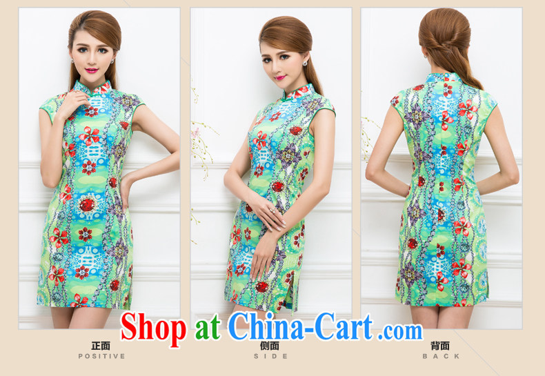 The Tang dynasty 2015 summer new female fashion-waist graphics thin improved daily cheongsam dress female TCF 30,177 black roses jewel M pictures, price, brand platters! Elections are good character, the national distribution, so why buy now enjoy more preferential! Health