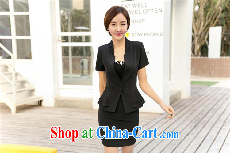 2015 spring and summer, career suit Korean Beauty short-sleeved OL small suit white piece for short-sleeved black suit black suit XXXXL pictures, price, brand platters! Elections are good character, the national distribution, so why buy now enjoy more preferential! Health