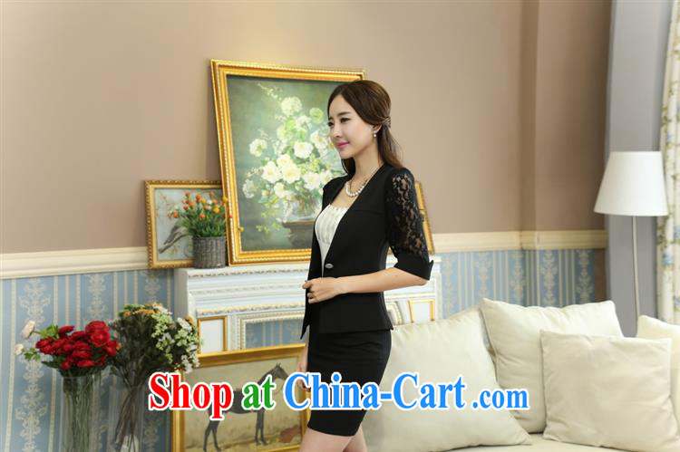 Summer 2015 new Korean version commuter career women small suits OL cultivating white-collar piece buckle cuff jacket new black suit XXXXL pictures, price, brand platters! Elections are good character, the national distribution, so why buy now enjoy more preferential! Health
