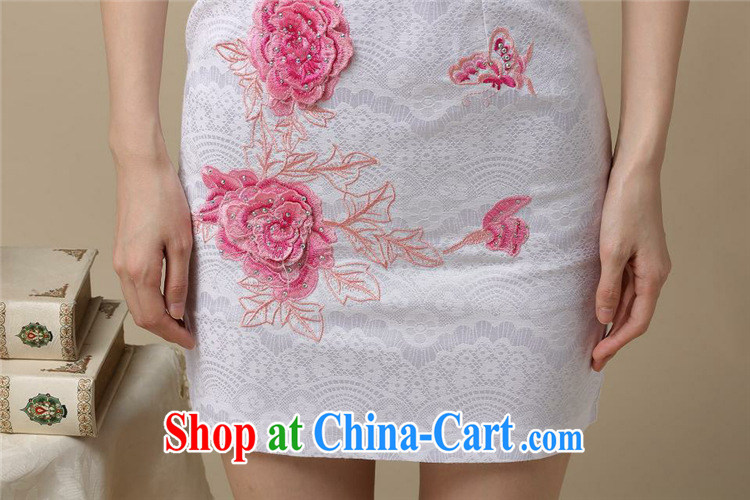 light at the teenage students with classical show clothes dresses summer retro improved daily cheongsam dress AQE 8216 blue XXL pictures, price, brand platters! Elections are good character, the national distribution, so why buy now enjoy more preferential! Health