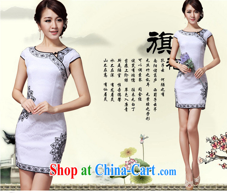 Stakeholders line cloud National wind women improved Chinese Pipa flap-in Lao long cheongsam JT 920 White Black XXL pictures, price, brand platters! Elections are good character, the national distribution, so why buy now enjoy more preferential! Health