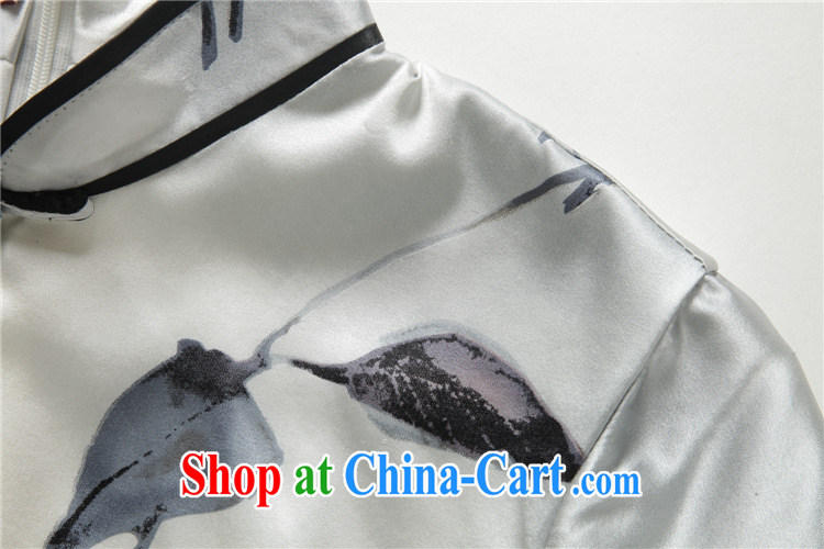 Stakeholders line cloud retro sauna silk heavy Silk Dresses summer dresses JT 5081 white XXL pictures, price, brand platters! Elections are good character, the national distribution, so why buy now enjoy more preferential! Health