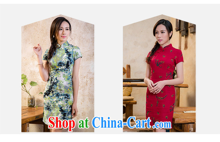 Stakeholders line cloud flax arts retro style improved cheongsam campus Korea cheongsam dress JT 2088 Magnolia XXL pictures, price, brand platters! Elections are good character, the national distribution, so why buy now enjoy more preferential! Health