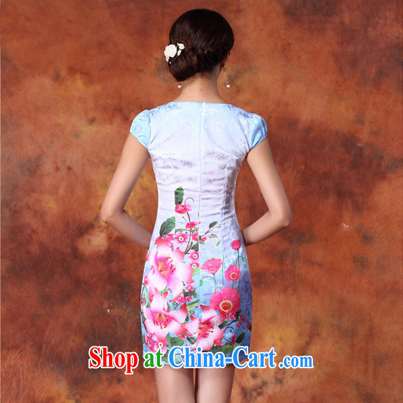 At stake line cloud China's Ethnic Wind female elegant refined beauty cheongsam Chinese JT 1011 red XXL stakeholders, the cloud (YouThinking), and, on-line shopping