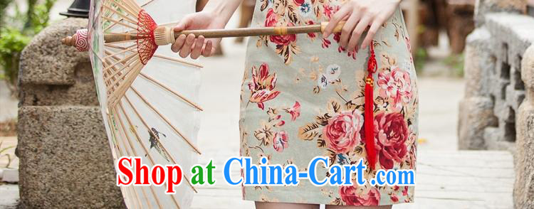 Yi leading edge of my 2015 summer new women with elegant beauty, short dresses and stylish cheongsam dress C C 518 1108 fancy XL pictures, price, brand platters! Elections are good character, the national distribution, so why buy now enjoy more preferential! Health