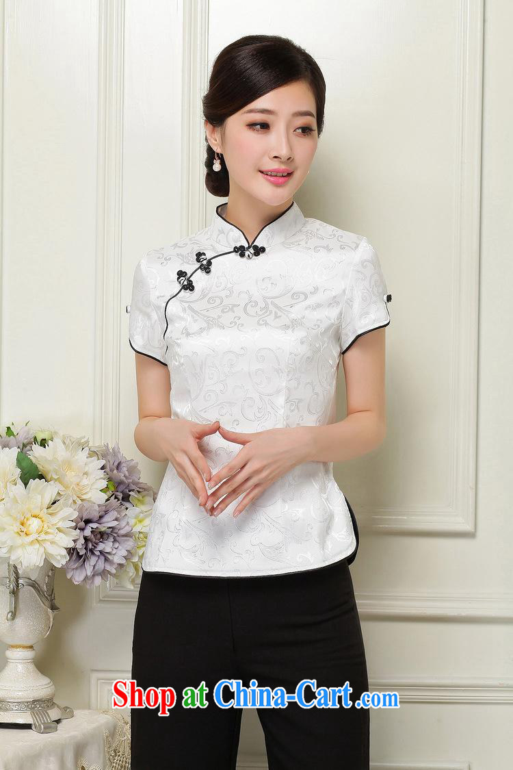 Stakeholders line cloud Chinese Chinese T-shirt hand-tie short-sleeved improved cheongsam JT 1052 yellow XXL pictures, price, brand platters! Elections are good character, the national distribution, so why buy now enjoy more preferential! Health