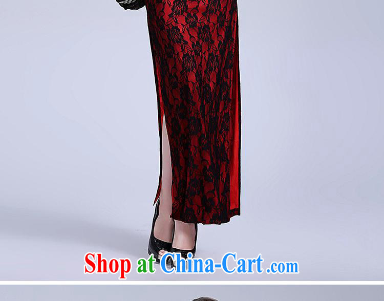 Yi leading edge of my 2015 new the forklift truck night long dresses, Retro roses embroidery back exposed dresses T C 401 807 red are code pictures, price, brand platters! Elections are good character, the national distribution, so why buy now enjoy more preferential! Health