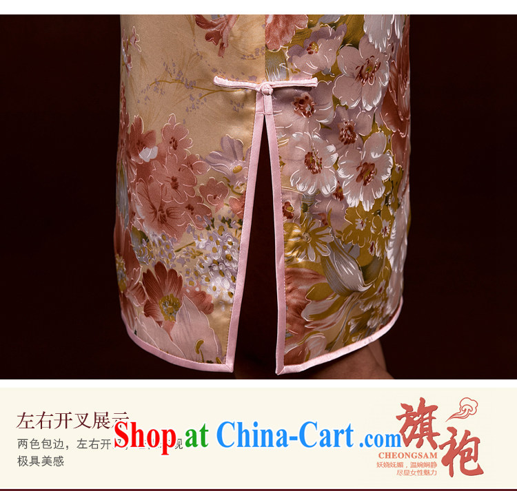 Well-being once and for all 2015 summer short, Silk Cheongsam high-end custom manual daily antique Chinese qipao dress pink tailored 15 Day Shipping pictures, price, brand platters! Elections are good character, the national distribution, so why buy now enjoy more preferential! Health