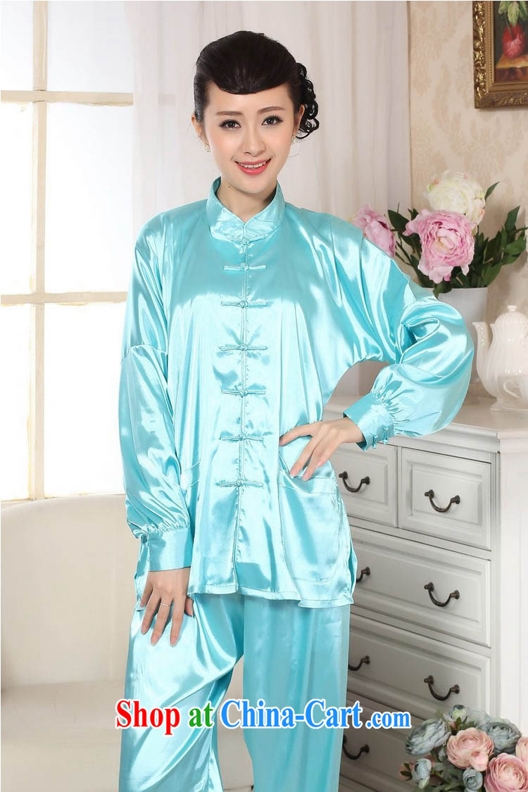 Ko Yo vines into exciting and 2015 new, Ms. Tang is a solid color kit damask Chinese Two-part female Tai Chi Kit Tang is, for long-sleeved T-shirt kung fu kit M 0048 - E XXL pictures, price, brand platters! Elections are good character, the national distribution, so why buy now enjoy more preferential! Health