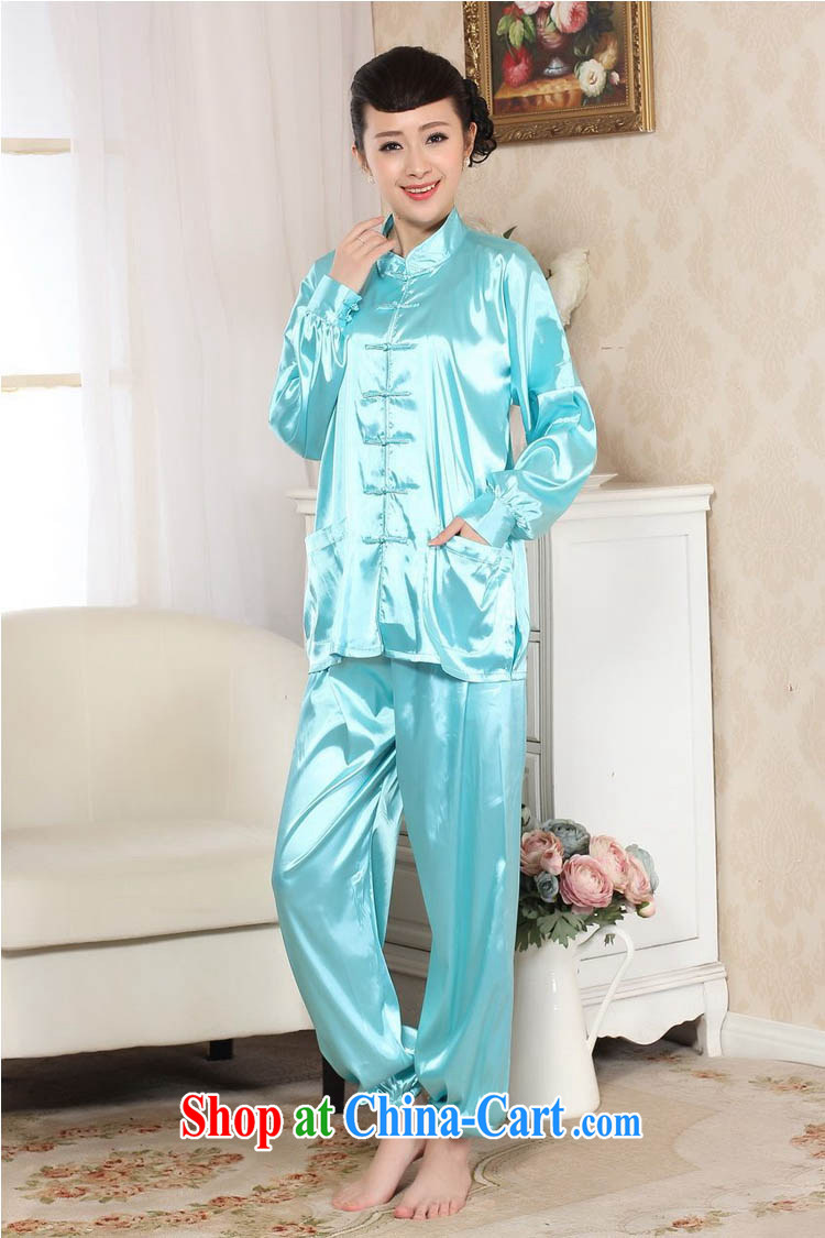 Ko Yo vines into exciting and 2015 new, Ms. Tang is a solid color kit damask Chinese Two-part female Tai Chi Kit Tang is, for long-sleeved T-shirt kung fu kit M 0048 - E XXL pictures, price, brand platters! Elections are good character, the national distribution, so why buy now enjoy more preferential! Health