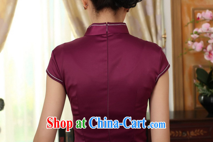 Dan smoke new summer female elegance Chinese qipao Chinese improved a tight embroidered damask video thin short dresses such as the color 2 XL pictures, price, brand platters! Elections are good character, the national distribution, so why buy now enjoy more preferential! Health