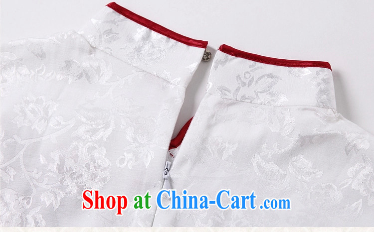The Chou Lien-hsiang 2015 spring and summer New Tang with retro improved stylish short, cultivating daily cheongsam dress white M pictures, price, brand platters! Elections are good character, the national distribution, so why buy now enjoy more preferential! Health