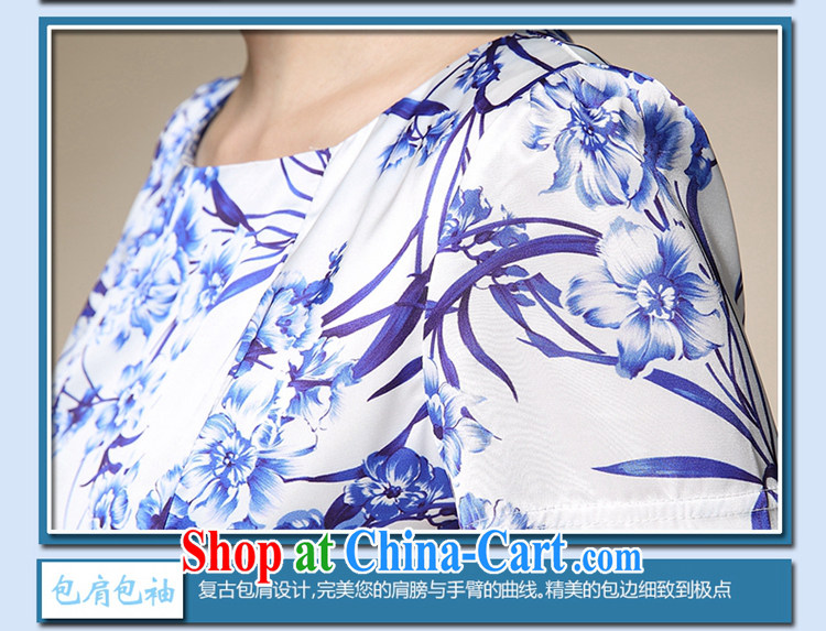 100 million new 2015 Sau San antique porcelain was Korean, qipao dresses summer new short-sleeved cheongsam dress picture color XXXL pictures, price, brand platters! Elections are good character, the national distribution, so why buy now enjoy more preferential! Health