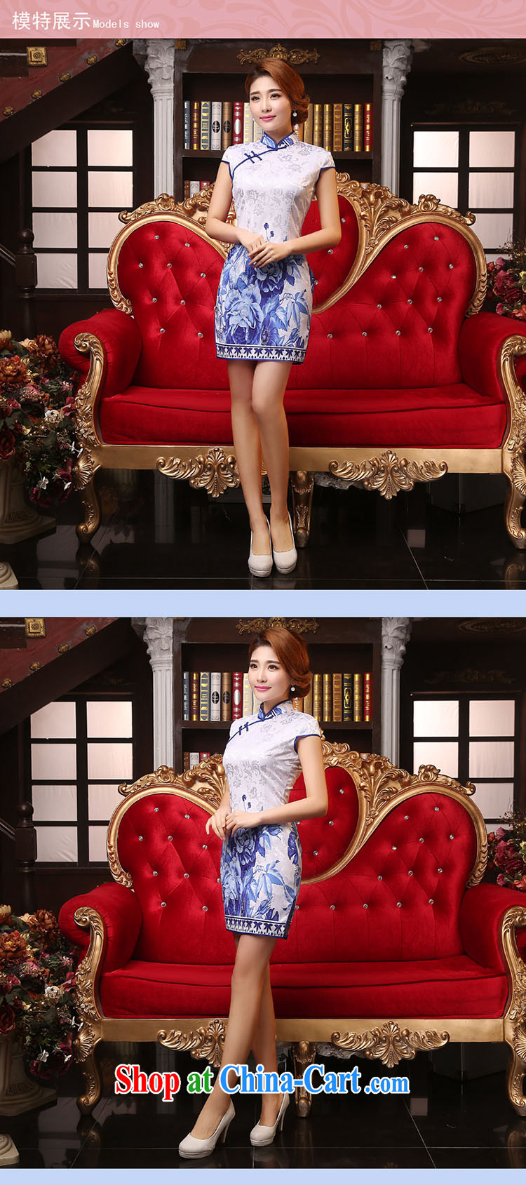 Dresses summer dresses improved spring and summer new improved cheongsam dress of Korea, traditional embroidered retro style daily outfit white XXL pictures, price, brand platters! Elections are good character, the national distribution, so why buy now enjoy more preferential! Health