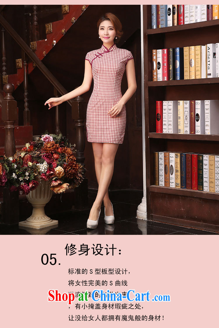 Dresses summer dresses skirts 2015 new summer beauty aura video thin improved retro ceremony service banquet, short elegant cheongsam dress with rose red XXL pictures, price, brand platters! Elections are good character, the national distribution, so why buy now enjoy more preferential! Health