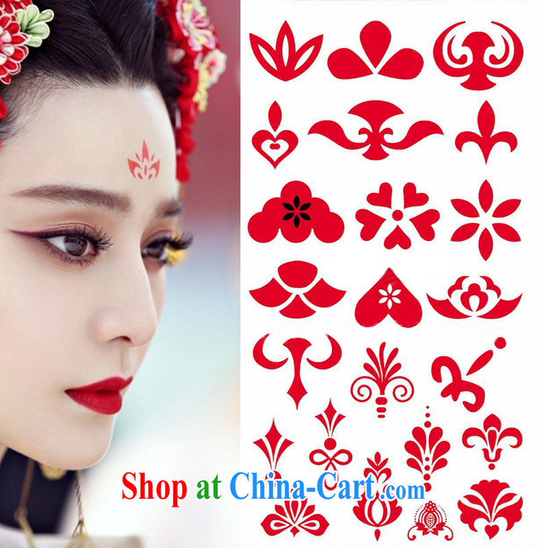 Animated Anne married Yi styling the mandatory and heart stickers take Datian beauty sticker that's mother and heart totem waterproof temporary tattoos designs, the Tang Dynasty-makeup, served with, diffuse Connie married Yi, shopping on the Internet