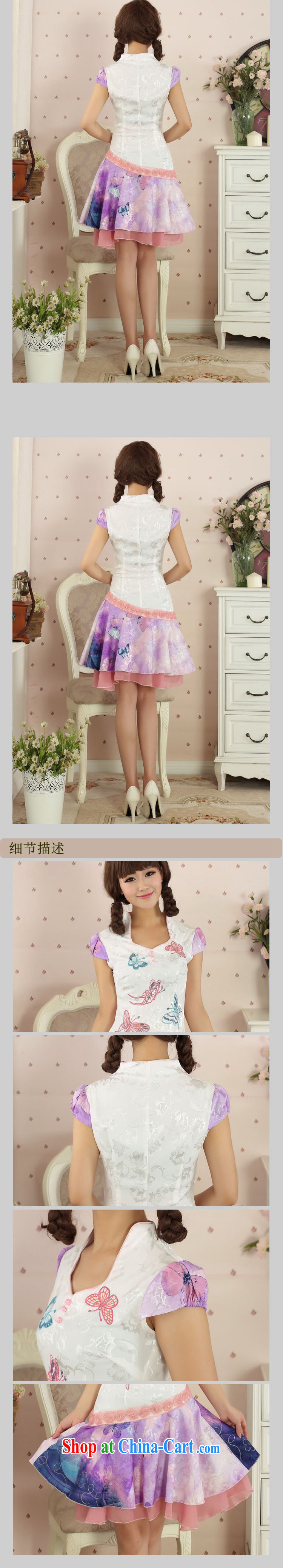 light at the Summer Beauty Fashion dresses, dresses retro girls improved daily Korea Chinese AQE 3428 purple XL pictures, price, brand platters! Elections are good character, the national distribution, so why buy now enjoy more preferential! Health