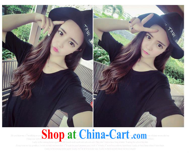 2015 new summer short-sleeved T-shirt large, female loose, long, solid T-shirt T-shirt woman white are code pictures, price, brand platters! Elections are good character, the national distribution, so why buy now enjoy more preferential! Health