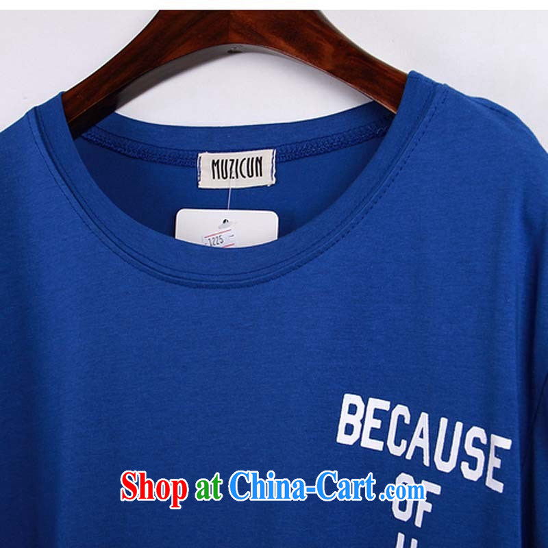 2015 summer new women round-collar short-sleeve loose stamp duty T Ms. pension summer T-shirts graphics thin girls T-shirt black, code, and the United States in accordance with day together (meitianyihuan), online shopping