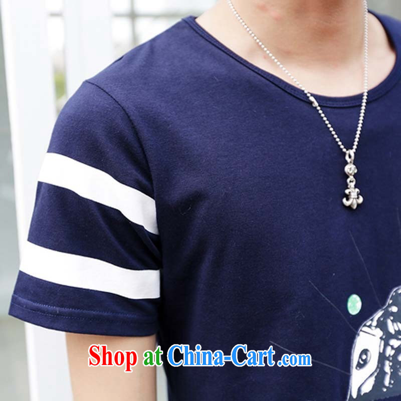 2015 summer couples with new, long, loose woman personalized digital stamp student short-sleeved T-shirt picture color male XXL, the US days gathered in accordance with (meitianyihuan), shopping on the Internet