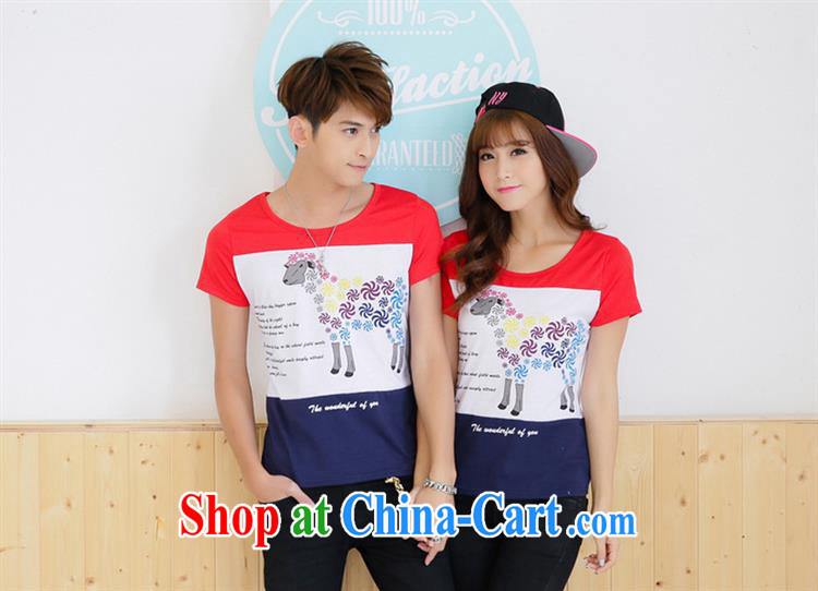 2015 beach couples with summer, new men and women half sleeve Korean Beauty couples short-sleeved T pension class students serving picture color XXL pictures, price, brand platters! Elections are good character, the national distribution, so why buy now enjoy more preferential! Health