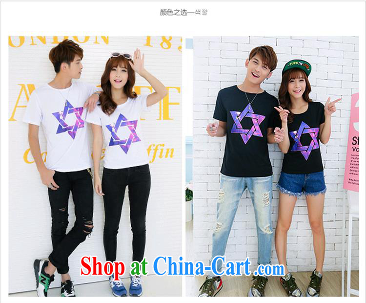 Couples with summer new Korean Beauty men and women was short-sleeved T shirt half sleeve solid students served on 2015 black male XXL pictures, price, brand platters! Elections are good character, the national distribution, so why buy now enjoy more preferential! Health
