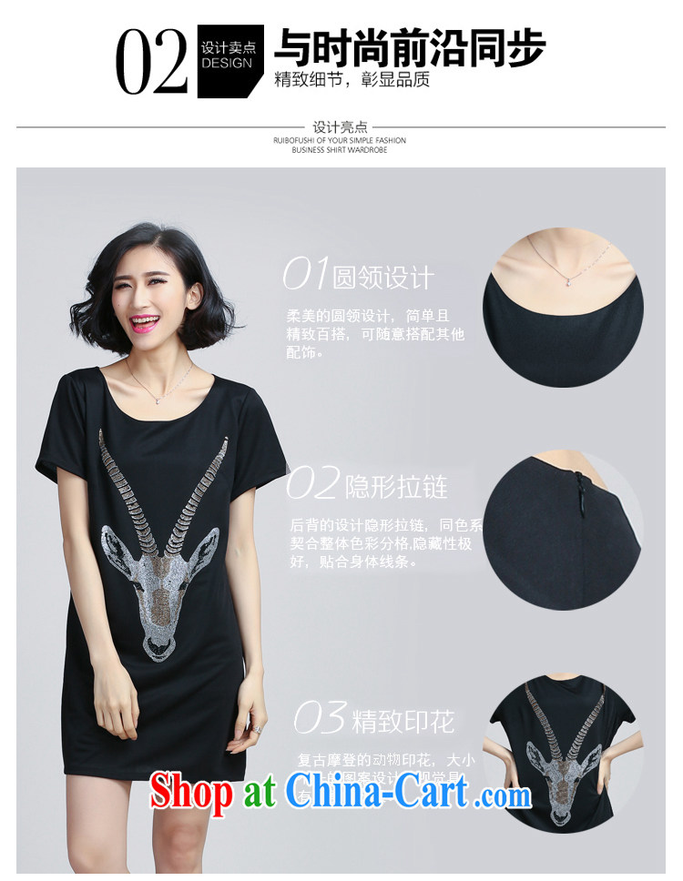 2015 summer high-end tilt head hot drill large, thick MM 200 Jack dress black large code L pictures, price, brand platters! Elections are good character, the national distribution, so why buy now enjoy more preferential! Health