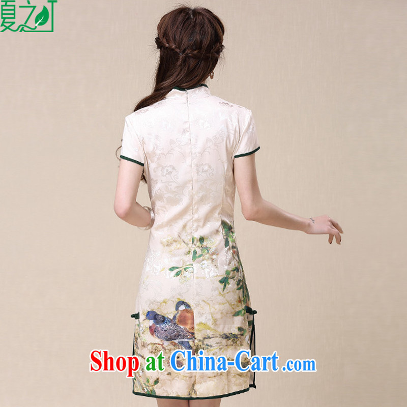 Mr Ronald ARCULLI's Foreign Minister Nobutaka Machimura 2015 spring and summer New China wind National wind cultivating high-end elegant qipao X 2139 photo color XXL, summer-machi, and shopping on the Internet