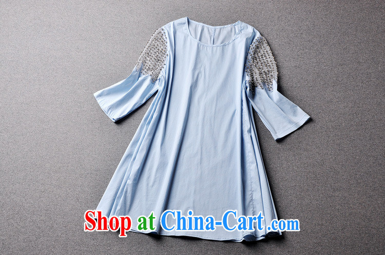 Black Butterfly The European site female 15 new summer staples, Pearl Web yarn cuff relaxed and comfortable female T pension 040,826 light blue L pictures, price, brand platters! Elections are good character, the national distribution, so why buy now enjoy more preferential! Health