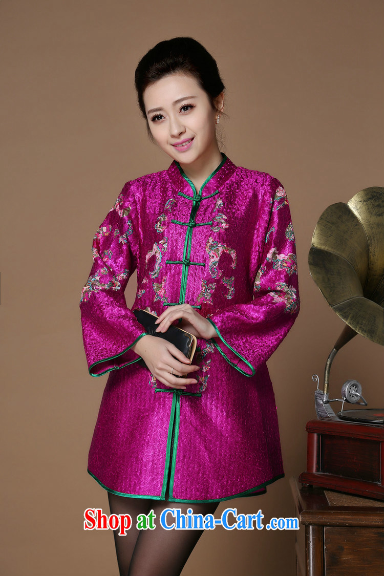 Yu Xiang Yu-na Ethnic Wind women 2015 spring new retro silk wrinkled Tang jackets Chinese 9 sleeveless black XXXL pictures, price, brand platters! Elections are good character, the national distribution, so why buy now enjoy more preferential! Health
