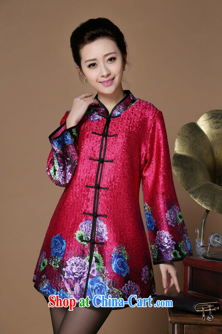 Yu Hong-yeon in 2015 older, Spring Loaded Tang T-shirt mom with Chinese-charge stamp duty Tang jackets black XL pictures, price, brand platters! Elections are good character, the national distribution, so why buy now enjoy more preferential! Health