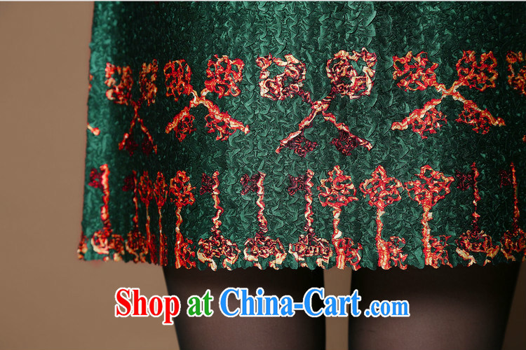 The Timorese Connie 2015 spring and summer, the Tang is the code is silk wrinkled, long, 5 cuff jacket green XXXL pictures, price, brand platters! Elections are good character, the national distribution, so why buy now enjoy more preferential! Health