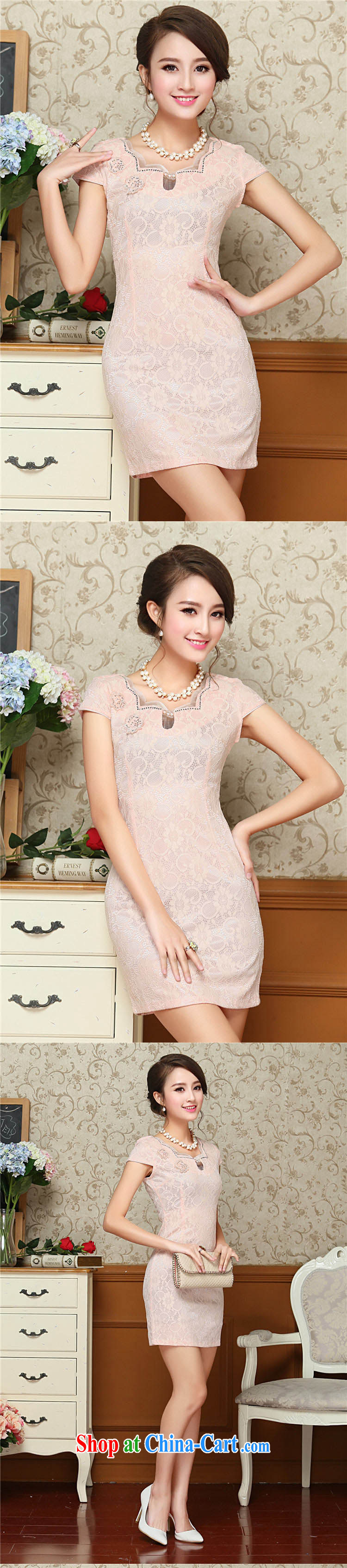 Shallow end summer decoration, package and lace dresses, dresses elegance antique qipao Chinese AQE 801 apricot XXL pictures, price, brand platters! Elections are good character, the national distribution, so why buy now enjoy more preferential! Health