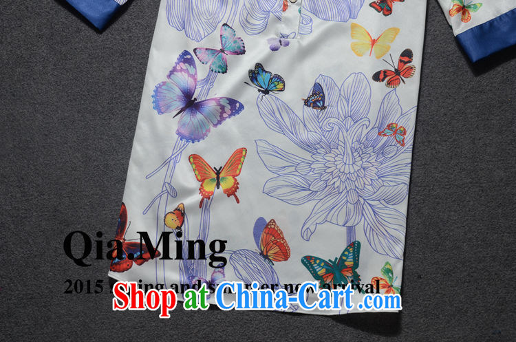 Ya-ting store 2015 European site spring new female butterflies fly stamp emulation, has been in the barrel long T-shirt GC 3237 white XL pictures, price, brand platters! Elections are good character, the national distribution, so why buy now enjoy more preferential! Health